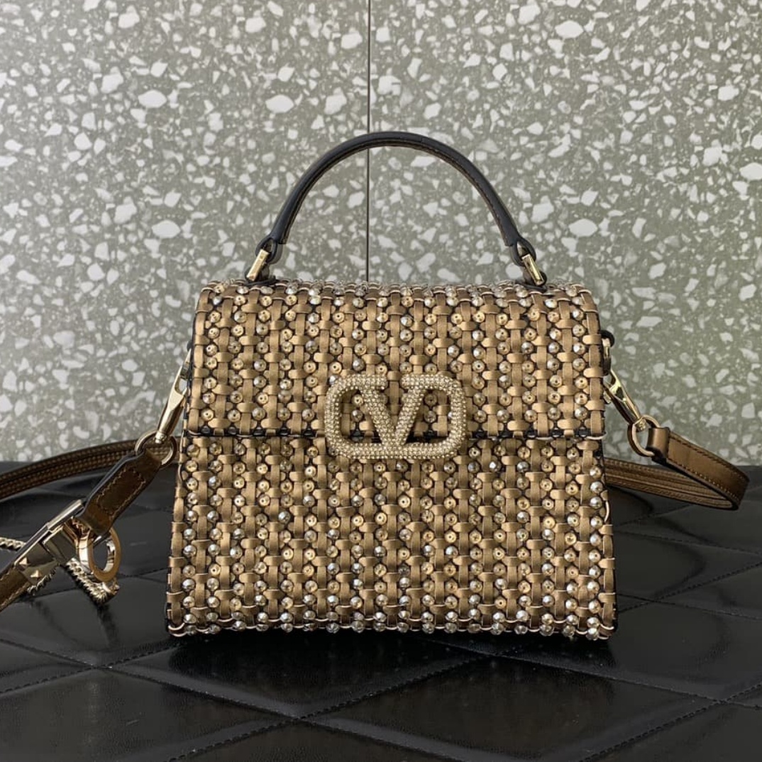 Valentino GARAVANI VSLING MINI WOVEN HANDBAG VA0011