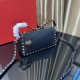 Valentino SMALL ROCKSTUD GRAINY CALFSKIN CROSSBODY BAG VA0012