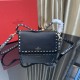 Valentino SMALL ROCKSTUD GRAINY CALFSKIN CROSSBODY BAG VA0012