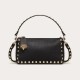 Valentino SMALL ROCKSTUD GRAINY CALFSKIN CROSSBODY BAG VA0012