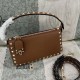 Valentino SMALL ROCKSTUD GRAINY CALFSKIN CROSSBODY BAG VA0013