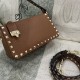 Valentino SMALL ROCKSTUD GRAINY CALFSKIN CROSSBODY BAG VA0013