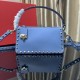 Valentino SMALL ROCKSTUD GRAINY CALFSKIN CROSSBODY BAG VA0015