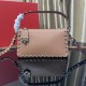 Valentino SMALL ROCKSTUD GRAINY CALFSKIN CROSSBODY BAG VA0018