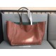 Valentino ROCKSTUD GRAINY CALFSKIN TOTE Double Sided Shopping Bag VA0021