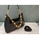 Valentino Valentino Garavani Nappa Leather Stud Sign Hobo Bag VA0023