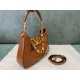 Valentino Valentino Garavani Nappa Leather Stud Sign Hobo Bag VA0025