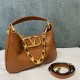 Valentino Valentino Garavani Nappa Leather Stud Sign Hobo Bag VA0025