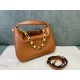 Valentino Valentino Garavani Nappa Leather Stud Sign Hobo Bag VA0025