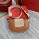 Valentino Small Garavani Leather and Fabric Combination Shoulder Bag VA0042