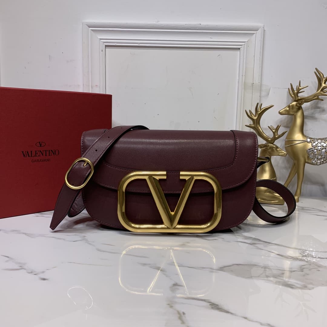 Valentino Garavani  Smooth Calfskin Supervee Shoulder Bag VA0045