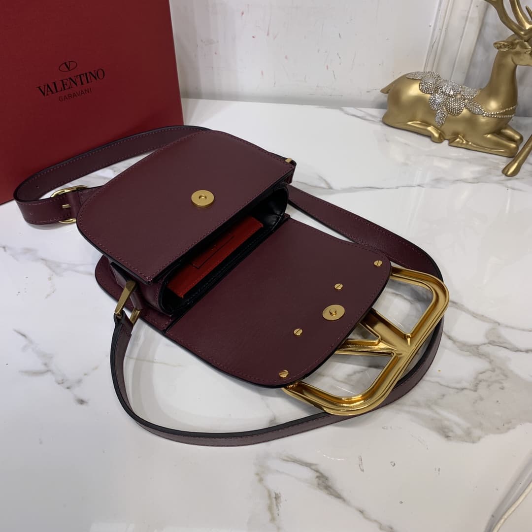 Valentino Small Garavani  Smooth Calfskin Supervee Shoulder Bag VA0047