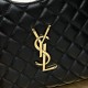 YSL ICARE maxi shopping bag in quilted lambskin Mini Black 698651