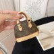 Louis Vuitton Micro Alma Bag Charm Key Holder MBA0003