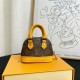 Louis Vuitton Micro Alma Bag Charm Key Holder MBA0004