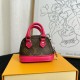 Louis Vuitton Micro Alma Bag Charm Key Holder MBA0004