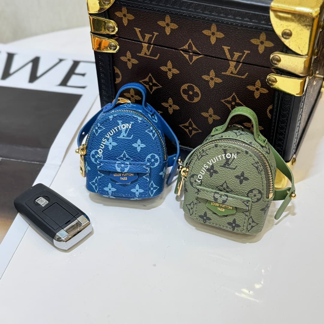 Louis Vuitton Micro Backpack Bag Charm Key Holder MBA0005