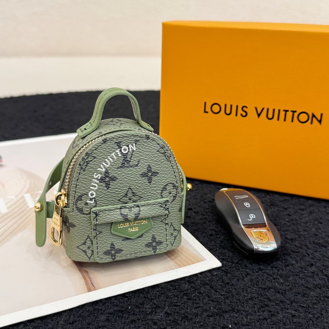 Louis Vuitton Micro Backpack Bag Charm Key Holder MBA0005