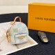 Louis Vuitton Micro Backpack Bag Charm Key Holder MBA0005