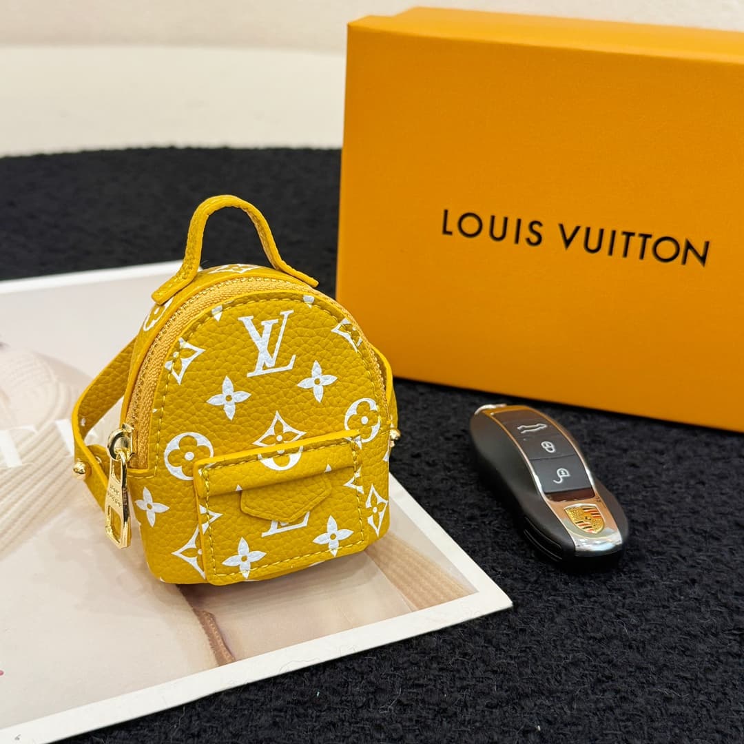 Louis Vuitton Micro Backpack Bag Charm Key Holder MBA0005