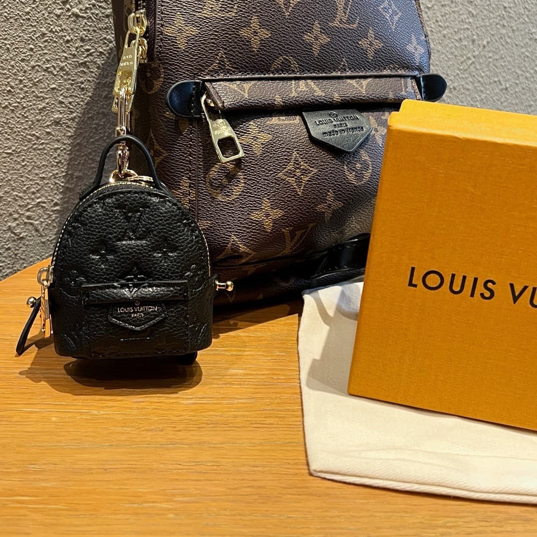 Louis Vuitton Micro Backpack Bag Charm Key Holder MBA0006