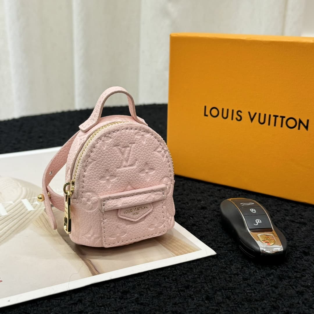 Louis Vuitton Micro Backpack Bag Charm Key Holder MBA0006