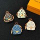 Louis Vuitton Micro Backpack Bag Charm Key Holder MBA0007