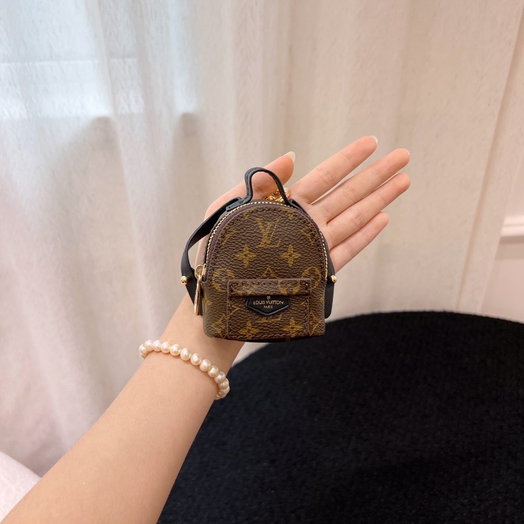 Louis Vuitton Micro Backpack Bag Charm Key Holder MBA0008