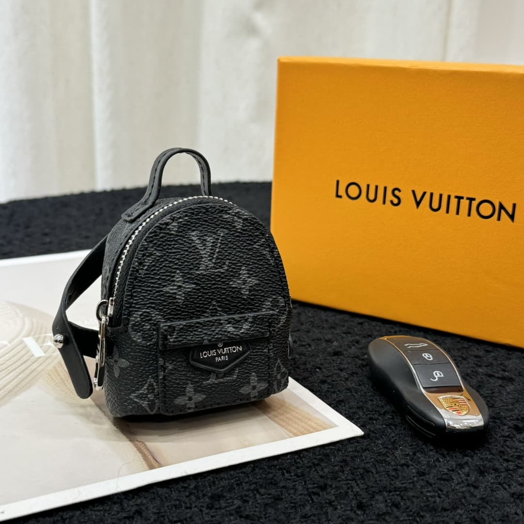 Louis Vuitton Micro Backpack Bag Charm Key Holder MBA0008