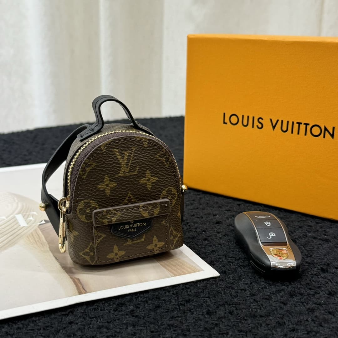 Louis Vuitton Micro Backpack Bag Charm Key Holder MBA0008