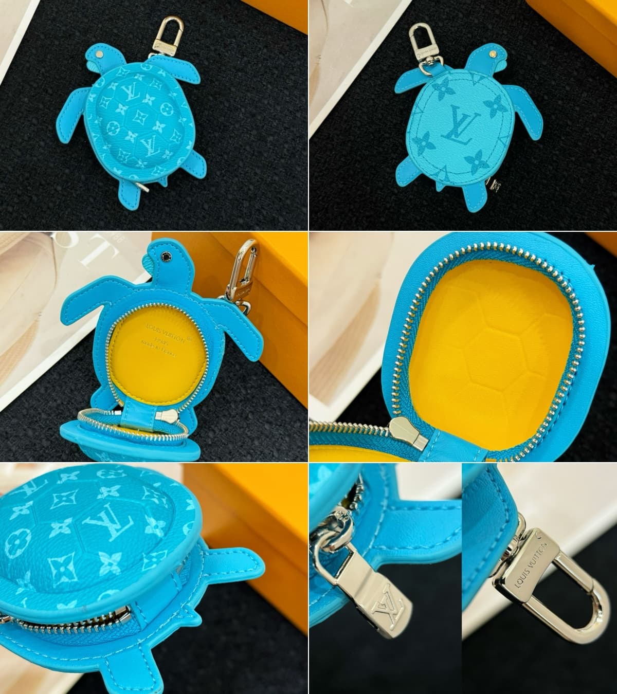 Louis Vuitton Turtle Pouch Bag Charm MBA0011