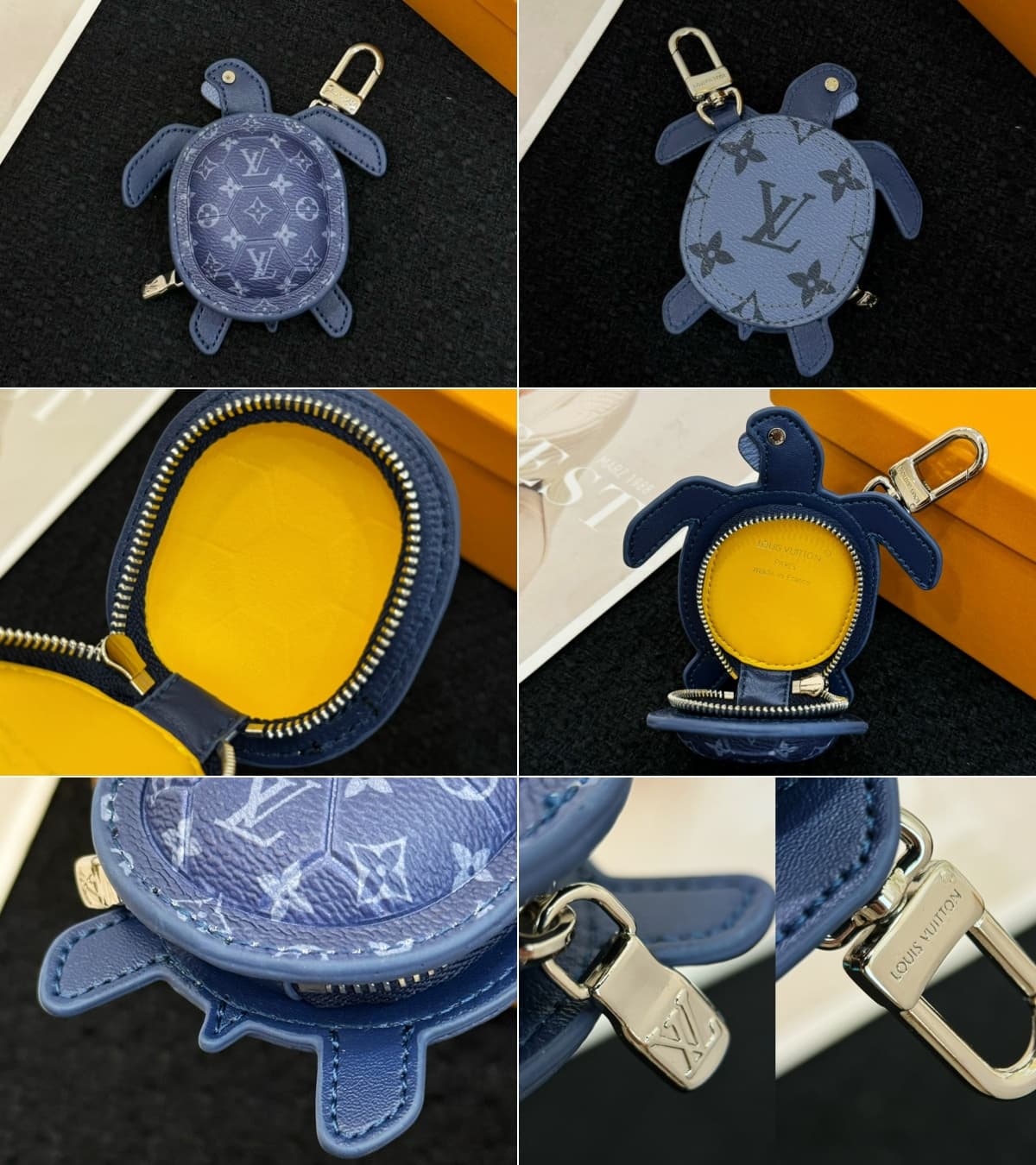 Louis Vuitton Turtle Pouch Bag Charm MBA0011