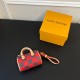 Louis Vuitton Damier Pop Mini Speedy Bag Charm MBA0015 