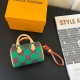 Louis Vuitton Damier Pop Mini Speedy Bag Charm MBA0015 