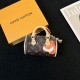 Louis Vuitton Micro Speedy Bag Charm Key Holder MBA0017