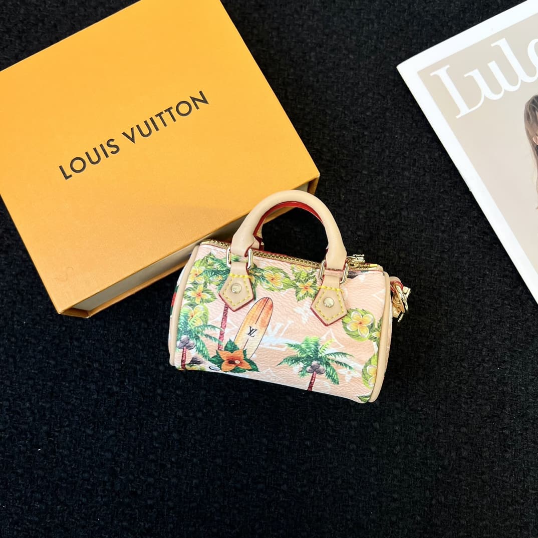 Louis Vuitton Micro Speedy Bag Charm Key Holder MBA0018