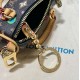 Louis Vuitton Micro Speedy Bag Charm Key Holder MBA0019