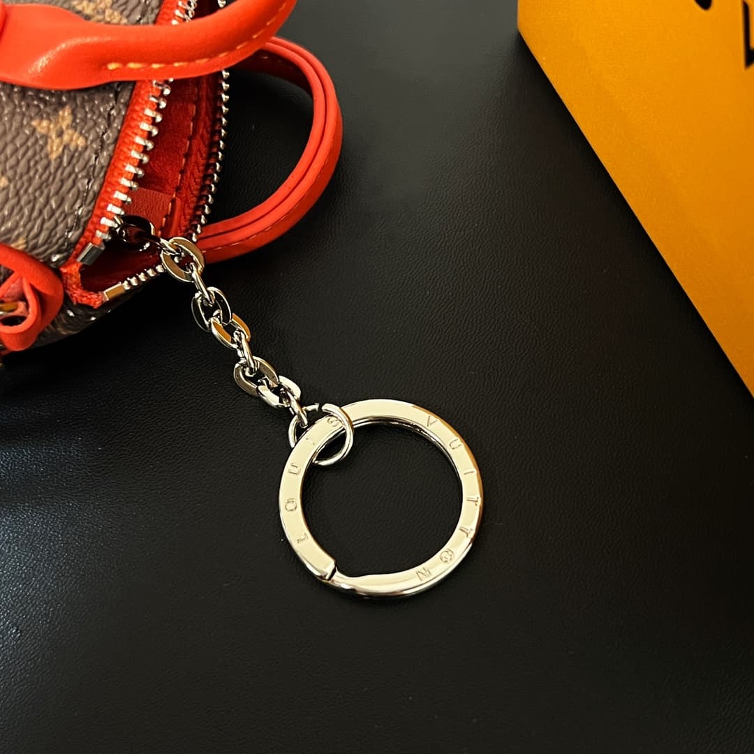 Louis Vuitton Micro Speedy Bag Charm Key Holder MBA0020