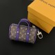 Louis Vuitton Micro Speedy Bag Charm Key Holder MBA0020