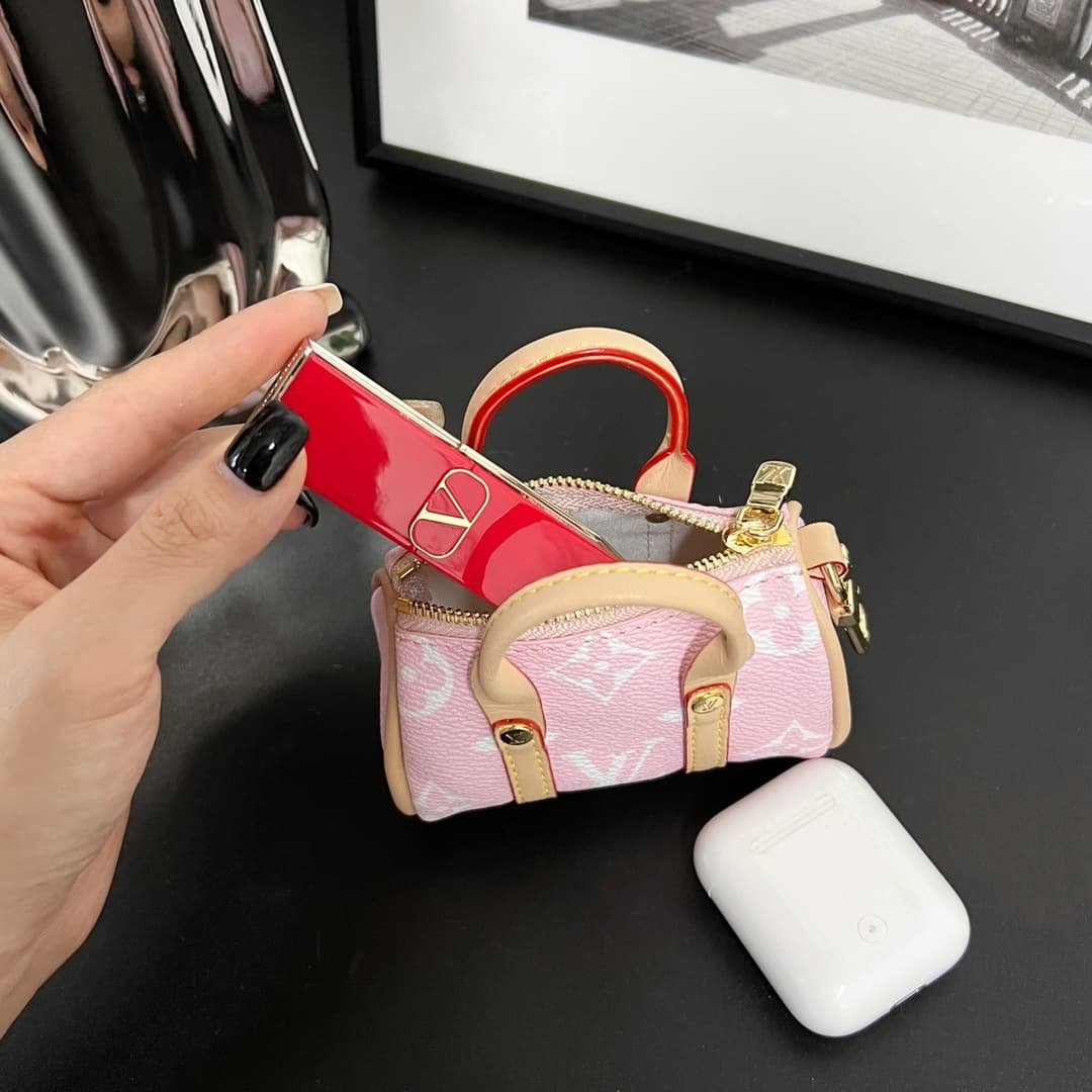 Louis Vuitton Micro Speedy Bag Charm Key Holder MBA0022