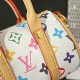 Louis Vuitton LV x TM Micro Speedy Bag Charm Key Holder Monogram Multicolor MBA0023