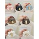 Louis Vuitton Mini Fan-Shaped Bag Charm Key Holder MBA0027