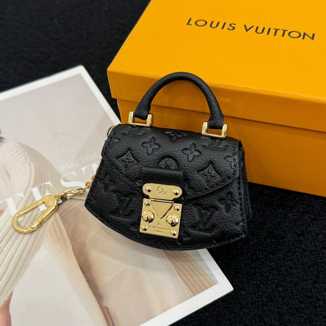 Louis Vuitton Mini Fan-Shaped Bag Charm Key Holder MBA0027