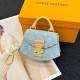 Louis Vuitton Mini Fan-Shaped Bag Charm Key Holder MBA0027