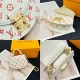 Louis Vuitton Mini Fan-Shaped Bag Charm Key Holder MBA0027