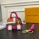 Louis Vuitton Micro Alma Elephant Bag Charm Key Holder MBA0028