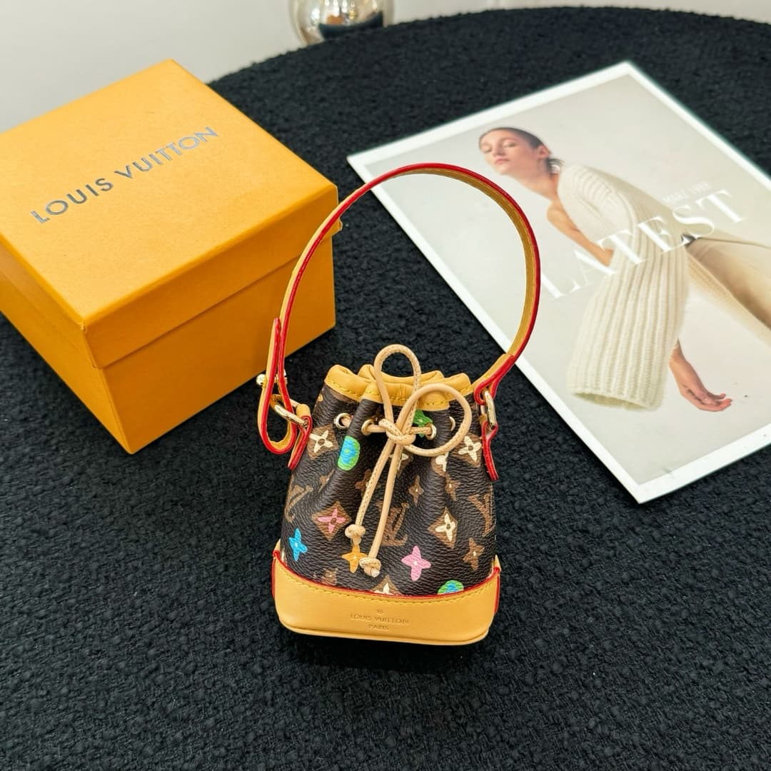 Louis Vuitton Micro Noé Bag Charm Key Holder MBA0031