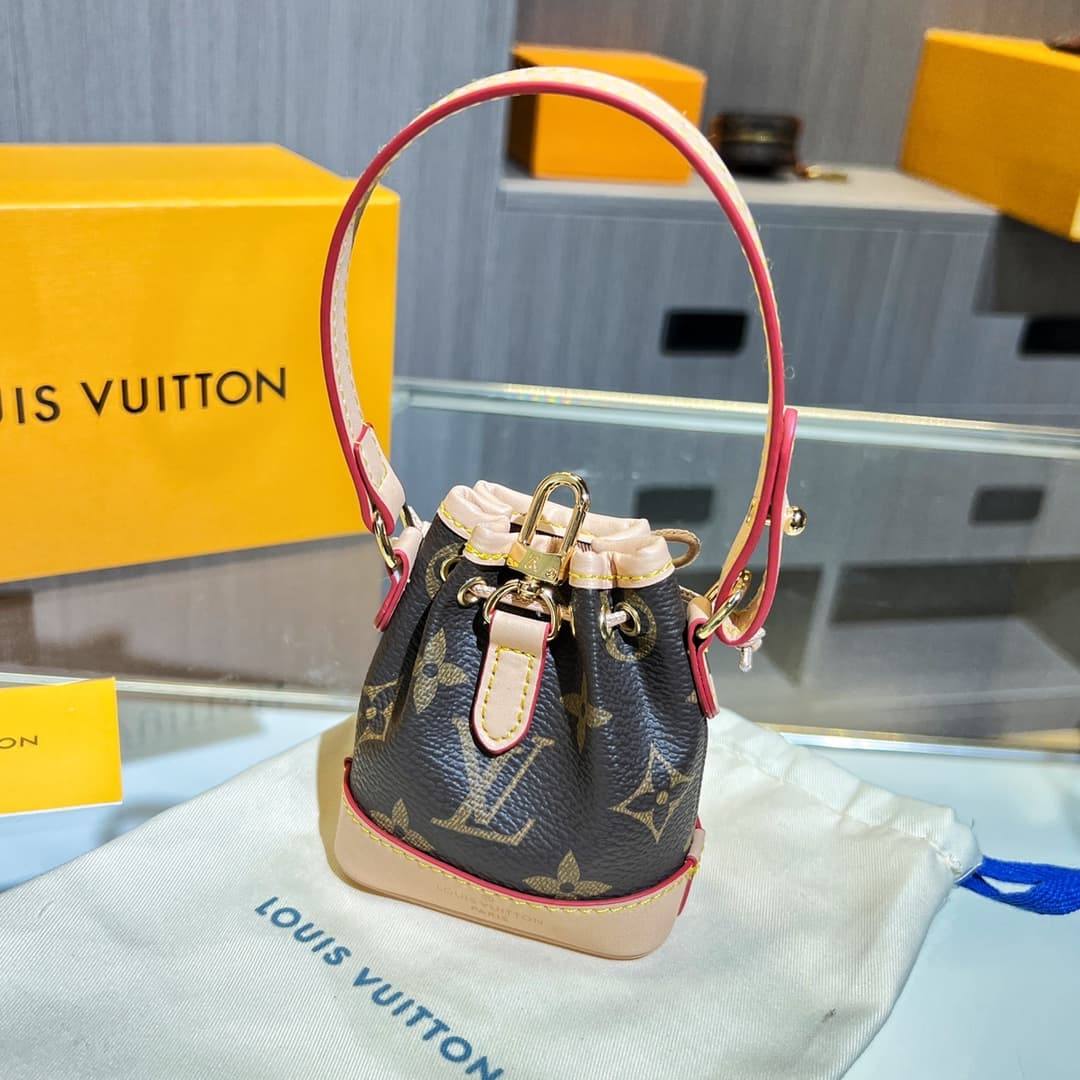 Louis Vuitton Micro Noé Bag Charm Key Holder MBA0032